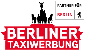 Berliner Taxiwerbung Berlin Partner Logo